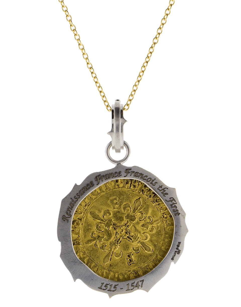 SYLVA & CIE-Francois The First Coin Pendant-YELLOW GOLD