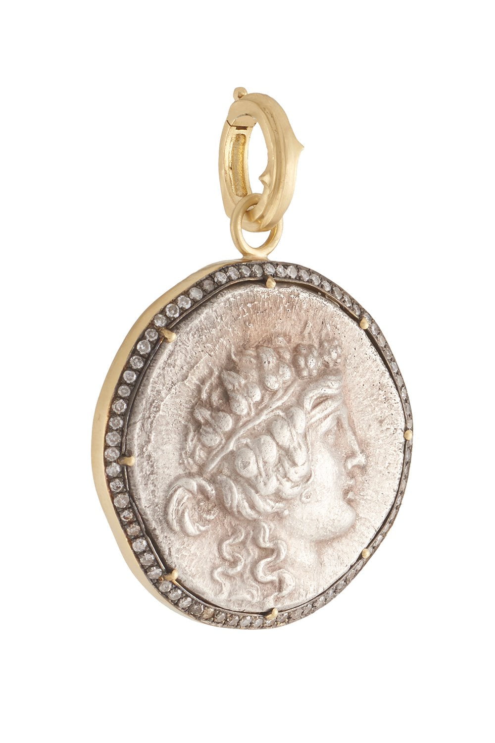 SYLVA & CIE-Greek Coin Pendant-YELLOW GOLD