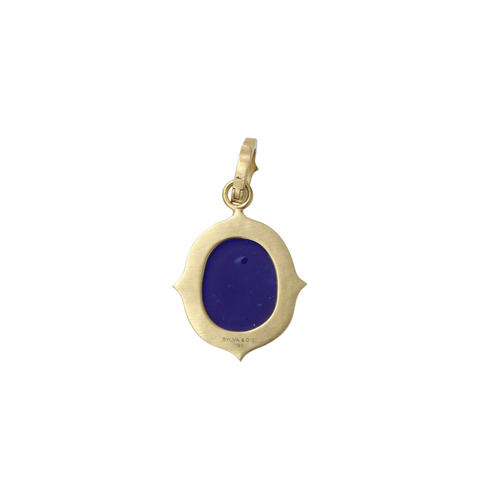 SYLVA & CIE-Intaglio Scarab Pendant-YELLOW GOLD