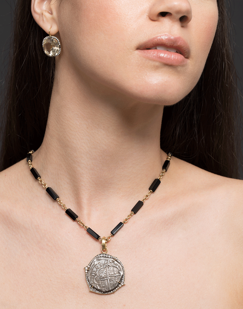 SYLVA & CIE-Lizard Wreck Coin Pendant-YELLOW GOLD
