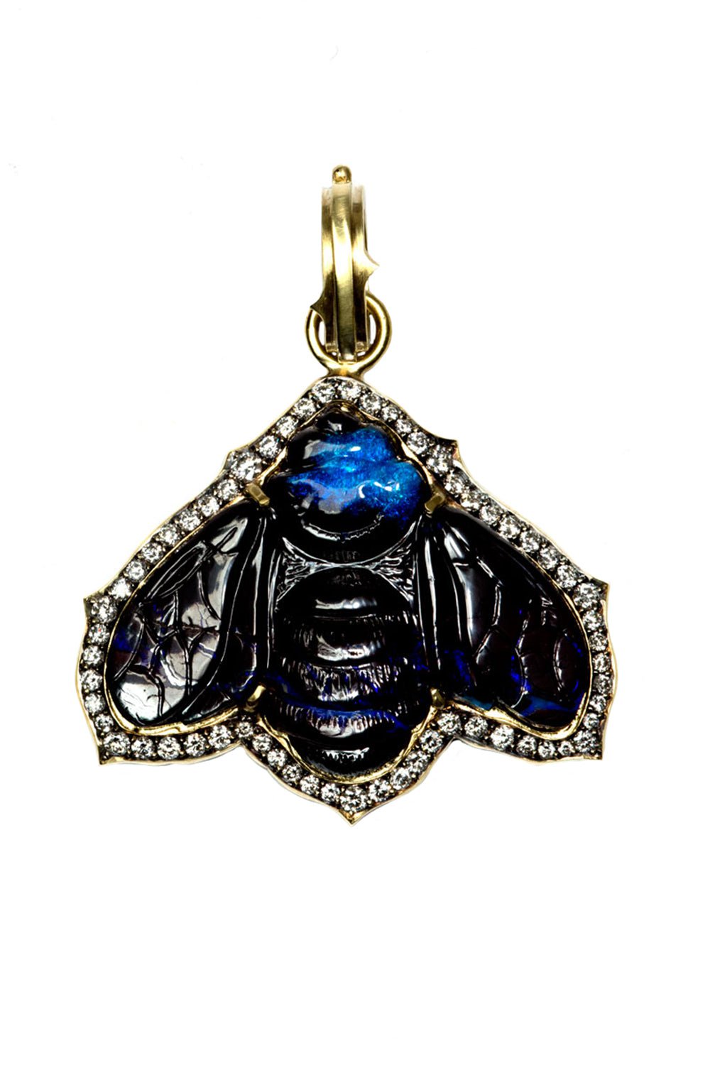 SYLVA & CIE-Opal Bee Pendant-YELLOW GOLD