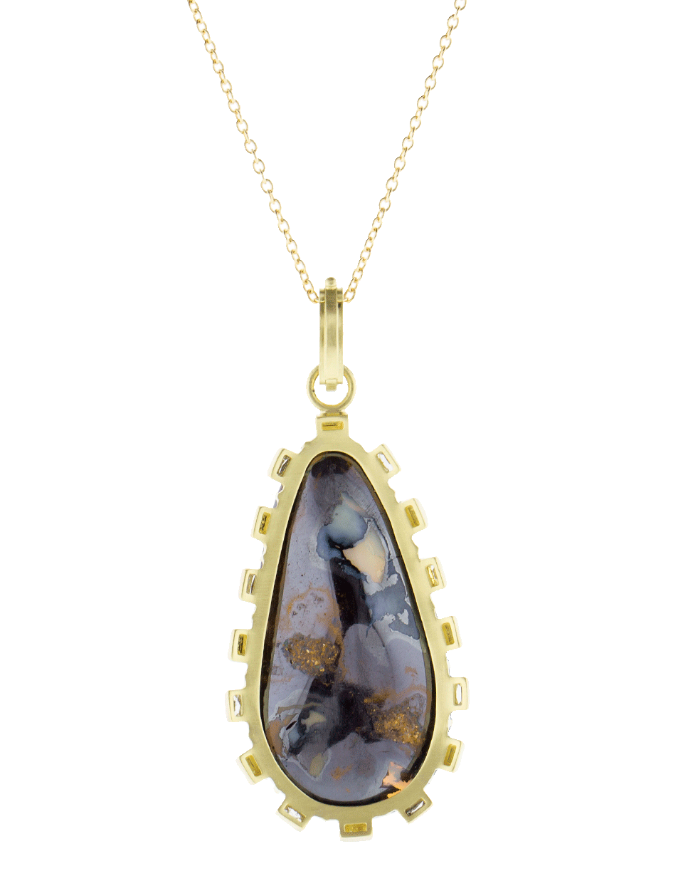 SYLVA & CIE-Opal Pendant-YELLOW GOLD