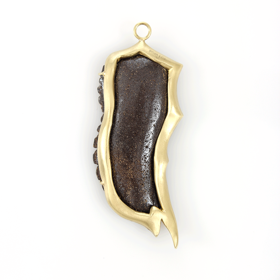 SYLVA & CIE-Opal Wing Pendant-YELLOW GOLD