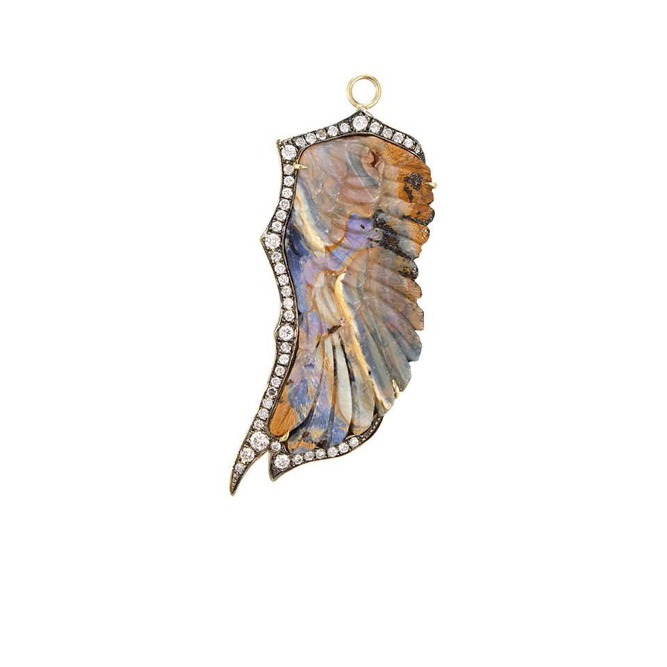 SYLVA & CIE-Opal Wing Pendant-YELLOW GOLD
