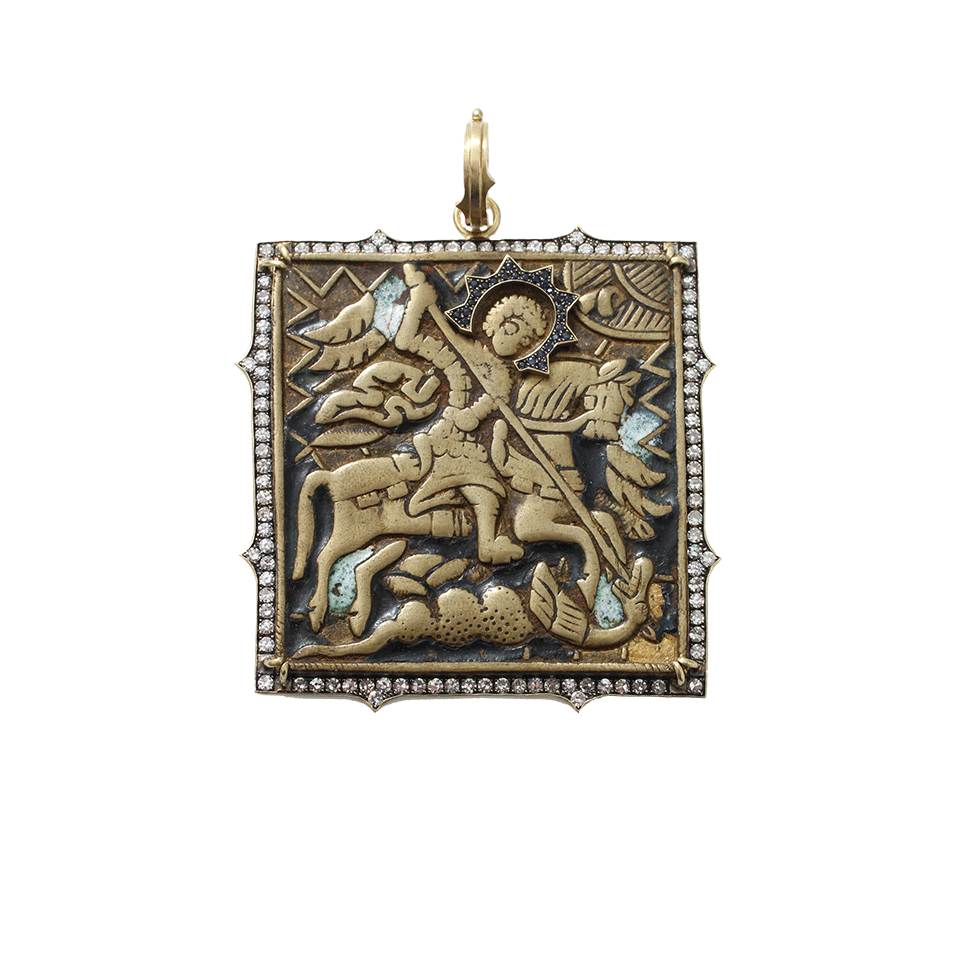 SYLVA & CIE-Russian Travel Icon Pendant-YELLOW GOLD