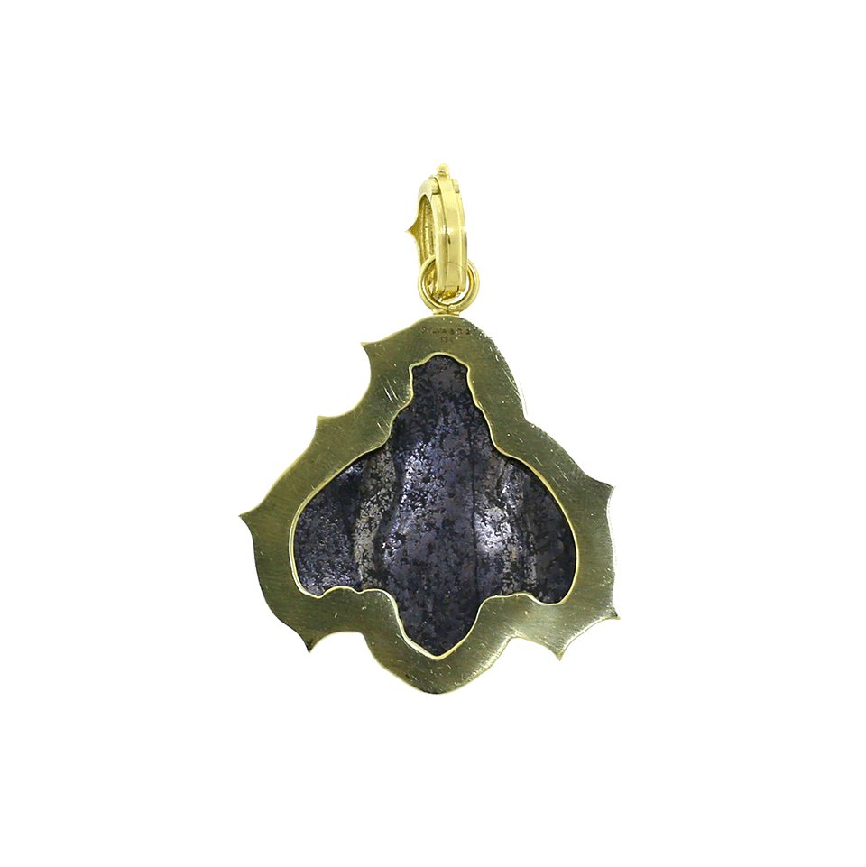 SYLVA & CIE-Silver Calcite Bee Pendant-YELLOW GOLD