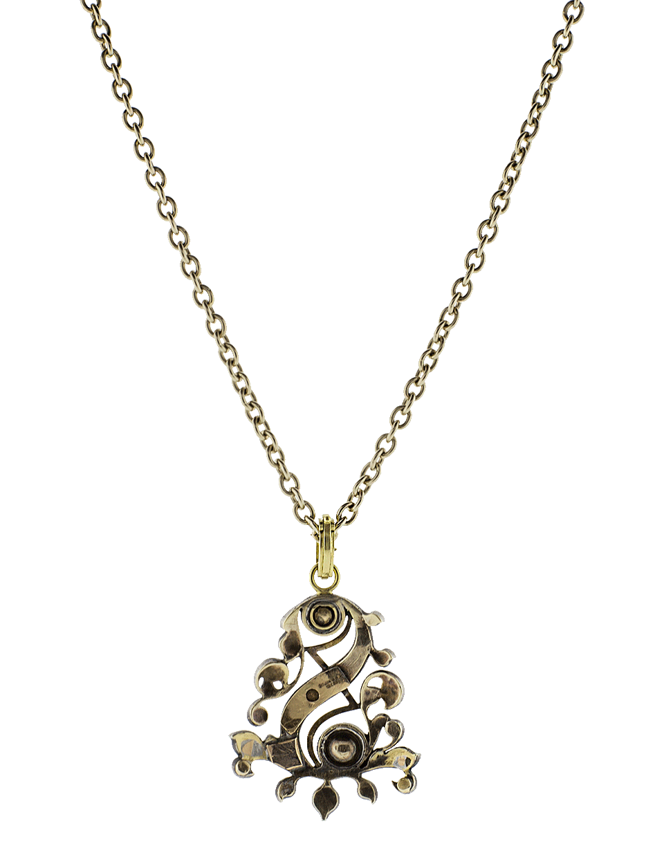 SYLVA & CIE-Vintage Georgian S Pendant-YELLOW GOLD