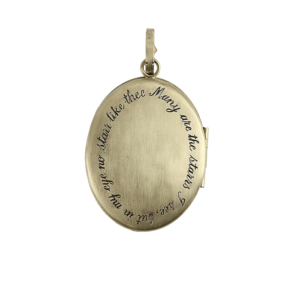 SYLVA & CIE-Diamond Locket-YLW GOLD