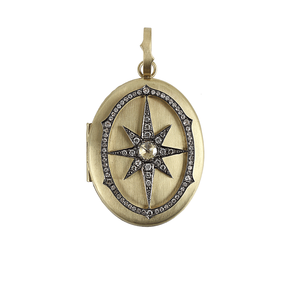 SYLVA & CIE-Diamond Locket-YLW GOLD