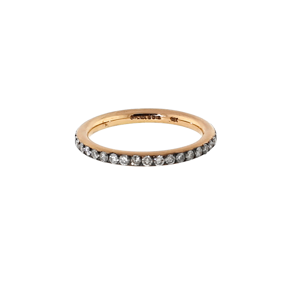 SYLVA & CIE-Grey Diamond Eternity Ring-ROSE GOLD