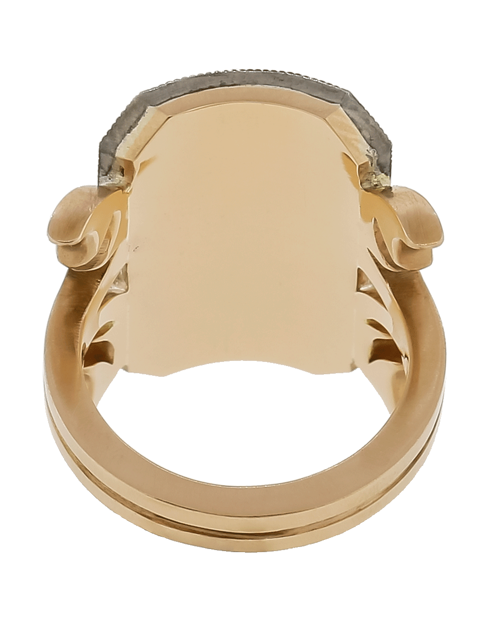 SYLVA & CIE-Grey Diamond Ten Table Ring-ROSE GOLD
