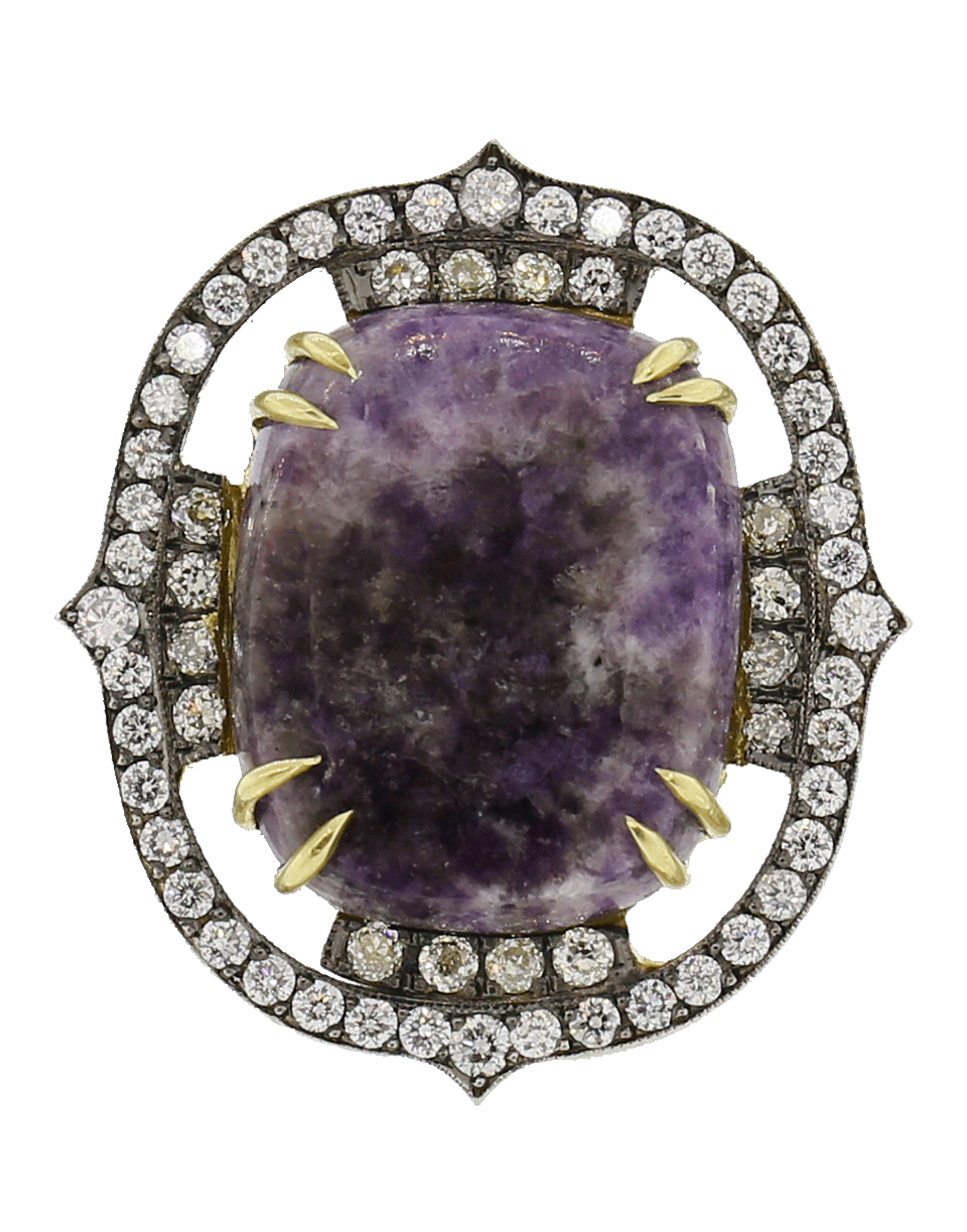 SYLVA & CIE-Sugilite Ring-YELLOW GOLD