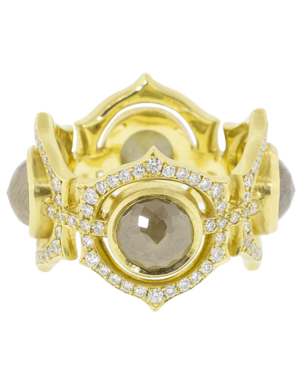SYLVA & CIE-Rough Diamond Queen Ring-YELLOW GOLD