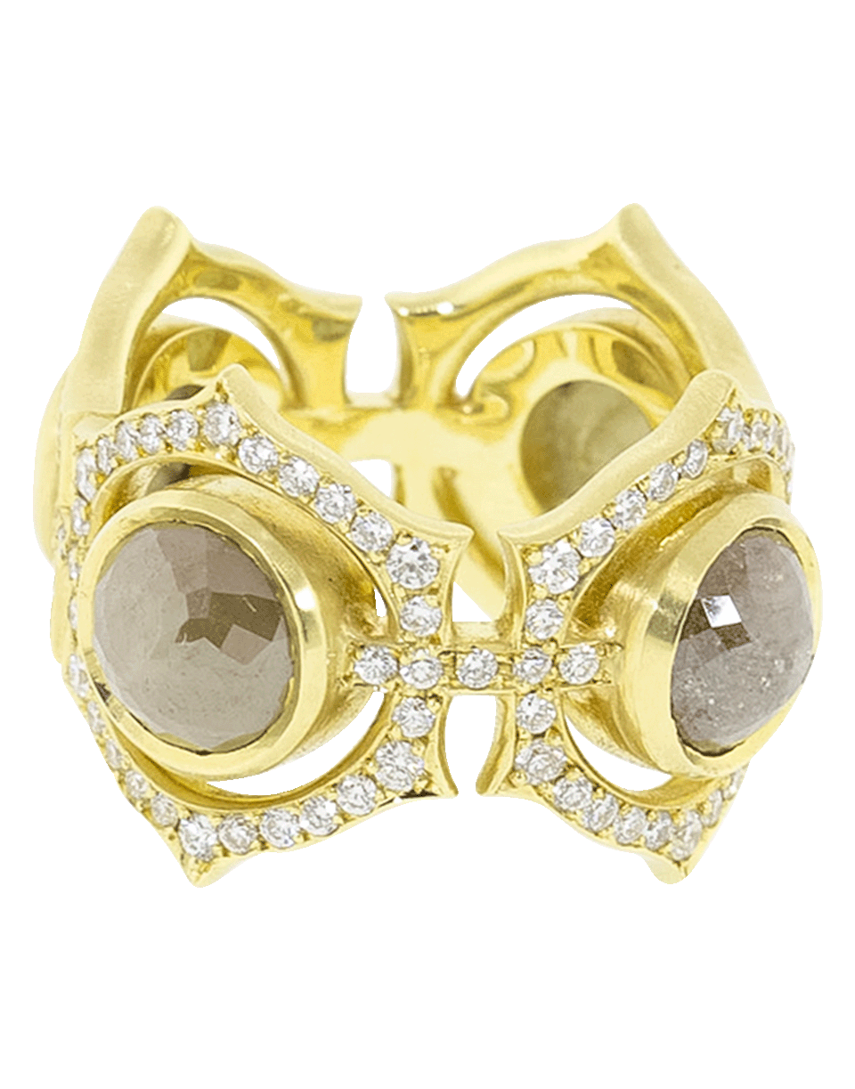 SYLVA & CIE-Rough Diamond Queen Ring-YELLOW GOLD
