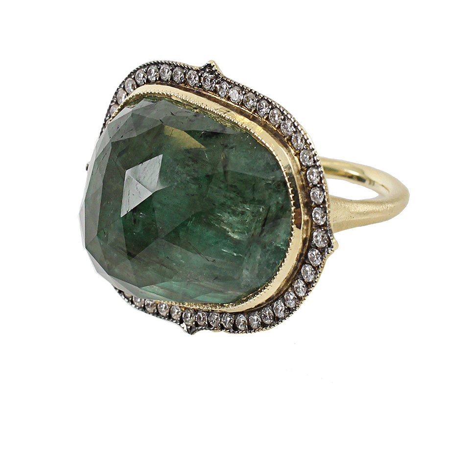 SYLVA & CIE-Thorn Shape Emerald Ring-YELLOW GOLD