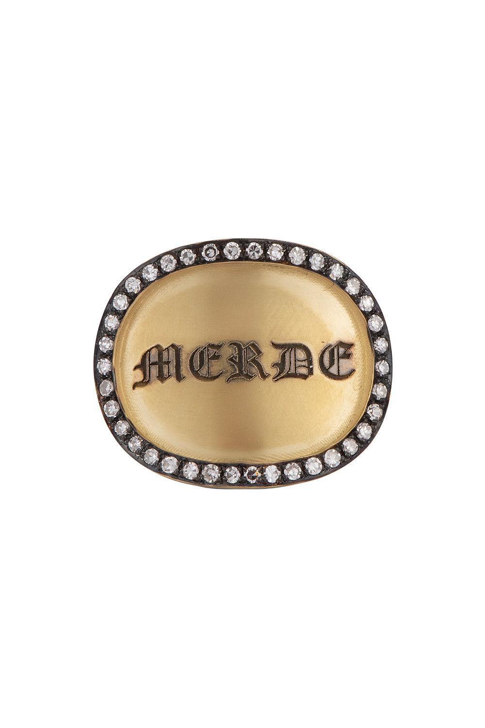 Diamond Merde Ring-YELLOW GOLD-6.75-JEWELRYFINE JEWELRING-SYLVA & CIE