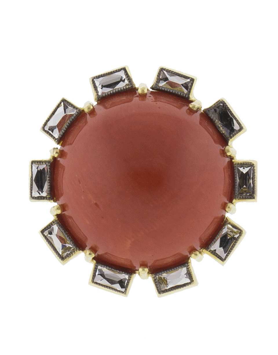 SYLVA & CIE-Mediterranen Coral Ring-YELLOW GOLD