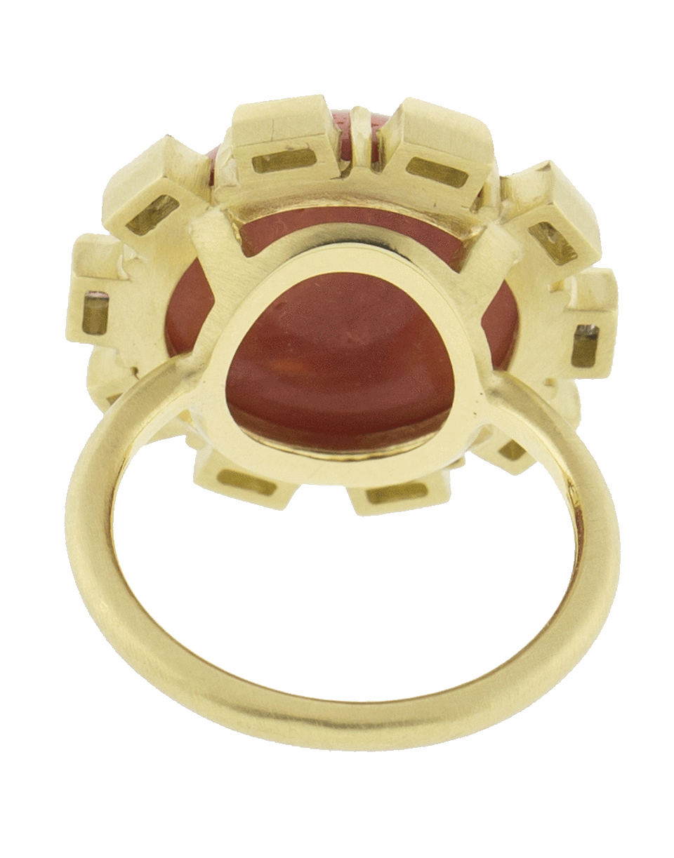 SYLVA & CIE-Mediterranen Coral Ring-YELLOW GOLD