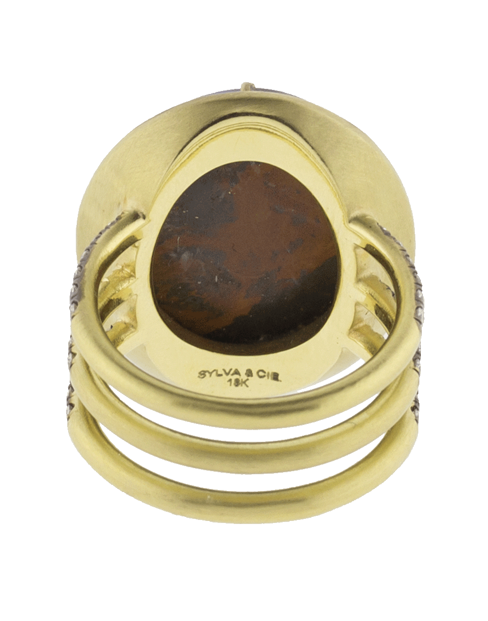 SYLVA & CIE-Australian Opal Ring-YELLOW GOLD