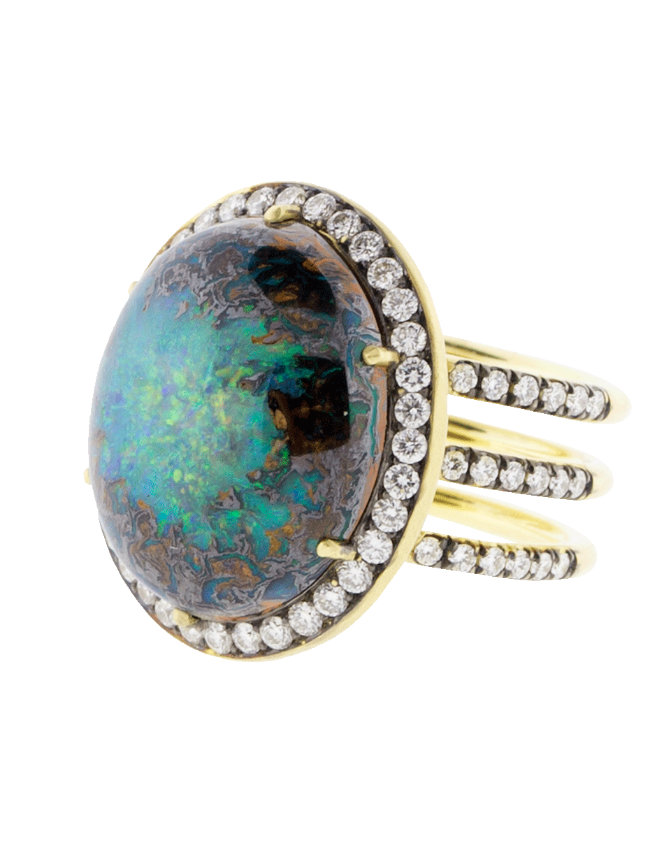 SYLVA & CIE-Australian Opal Ring-YELLOW GOLD
