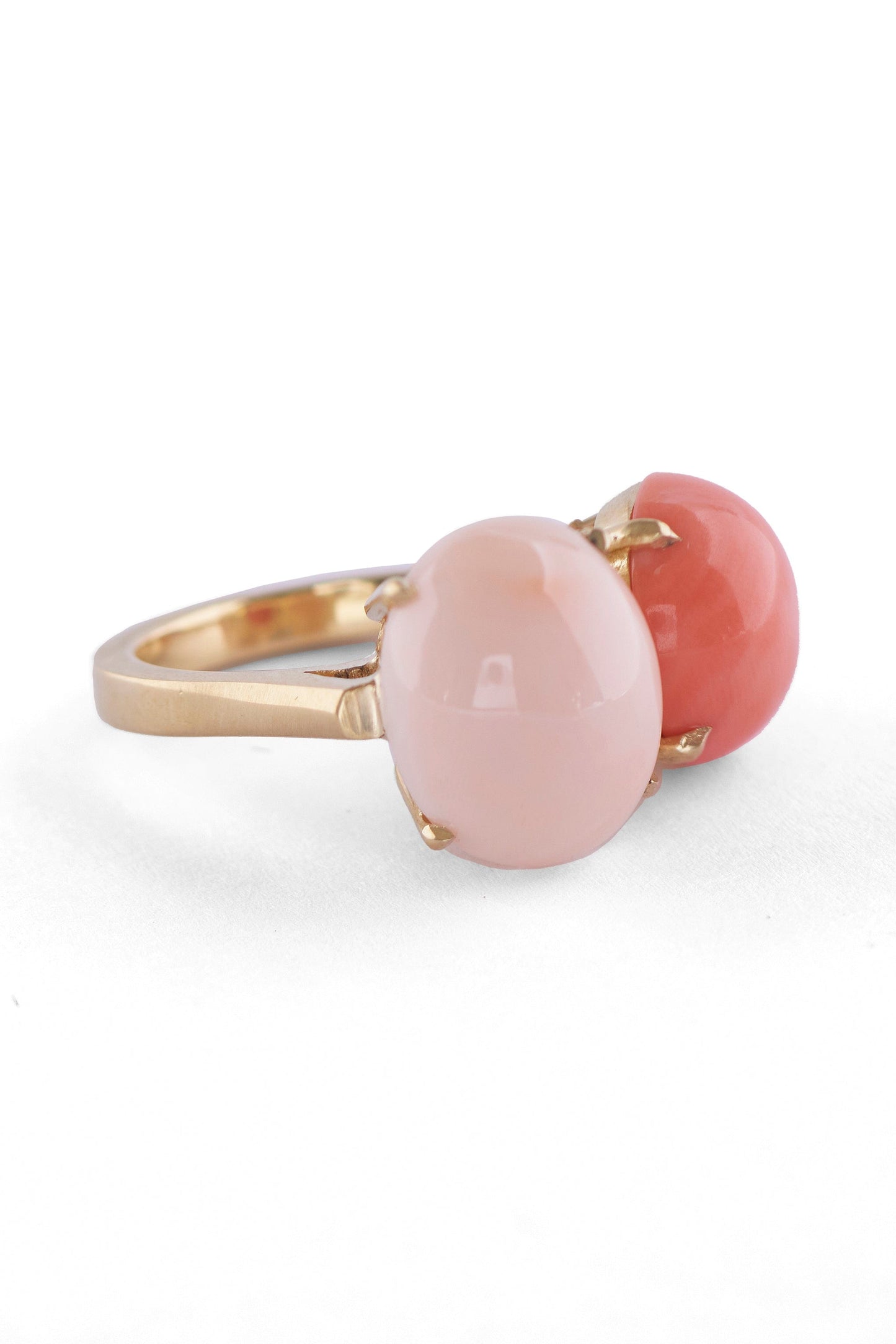 SYLVA & CIE-Double Coral Ring-YELLOW GOLD