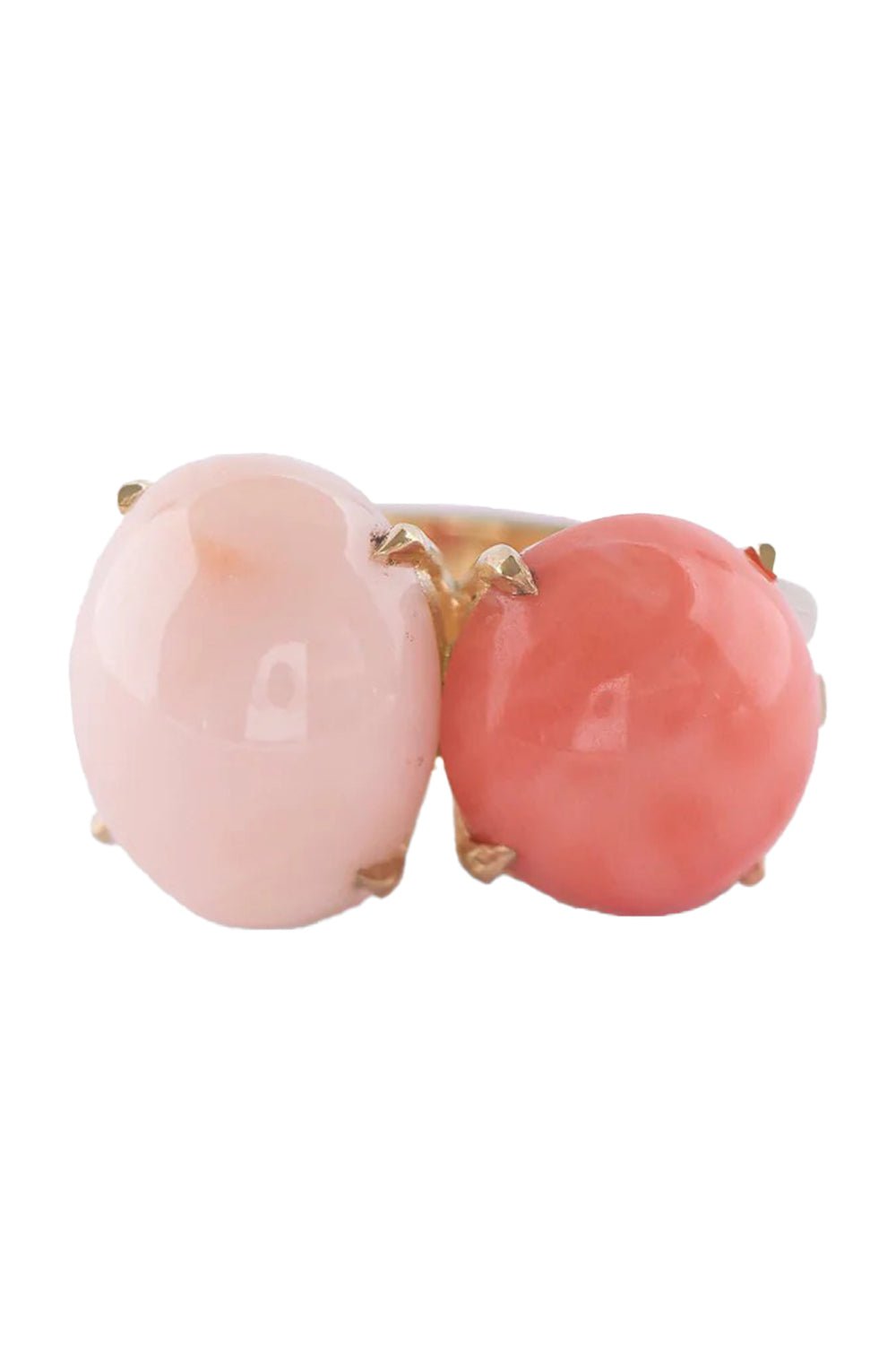 SYLVA & CIE-Double Coral Ring-YELLOW GOLD