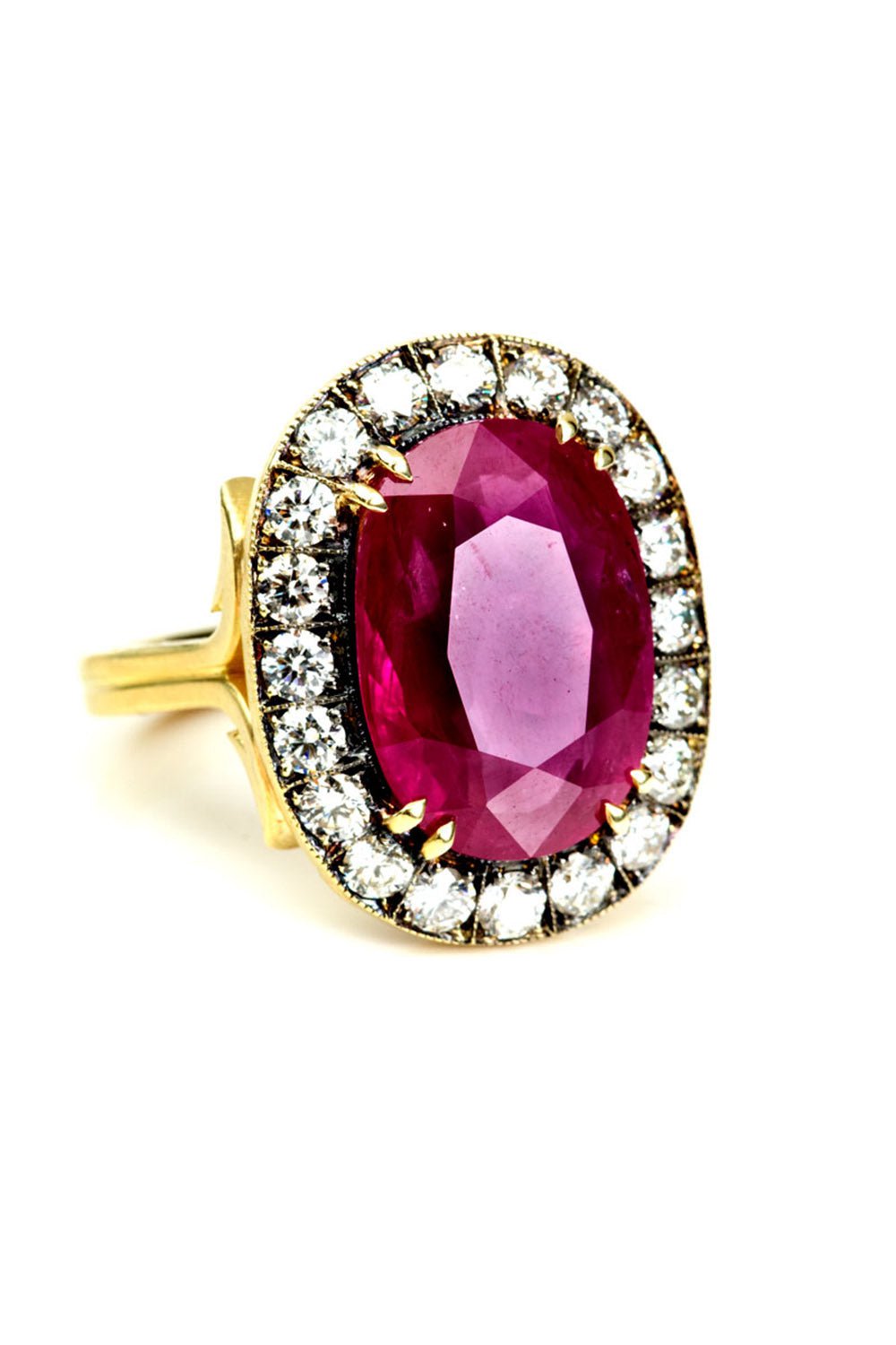 SYLVA & CIE-Natural Mozambique Ruby Ring-YELLOW GOLD