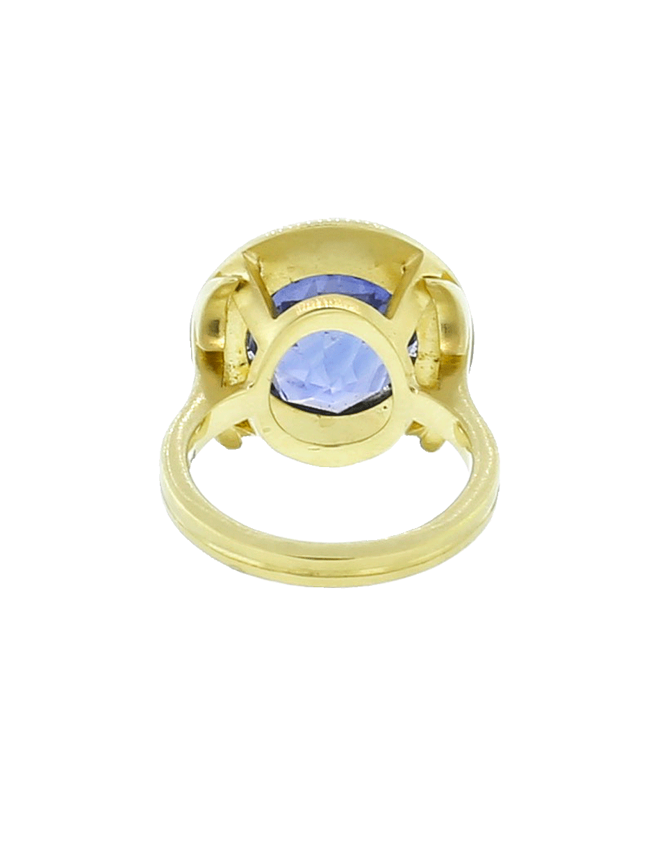 SYLVA & CIE-Oval Sapphire Ring-YELLOW GOLD