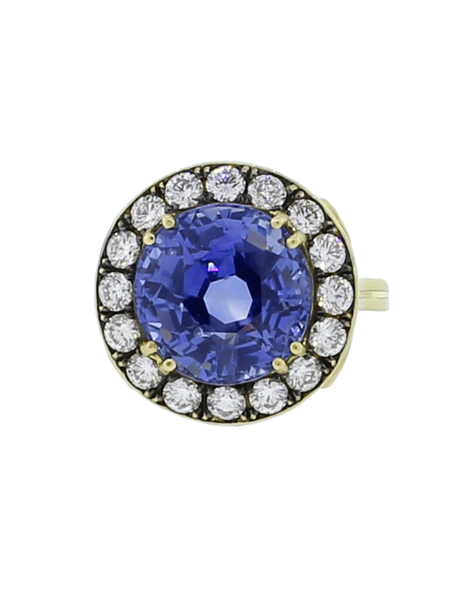 SYLVA & CIE-Oval Sapphire Ring-YELLOW GOLD