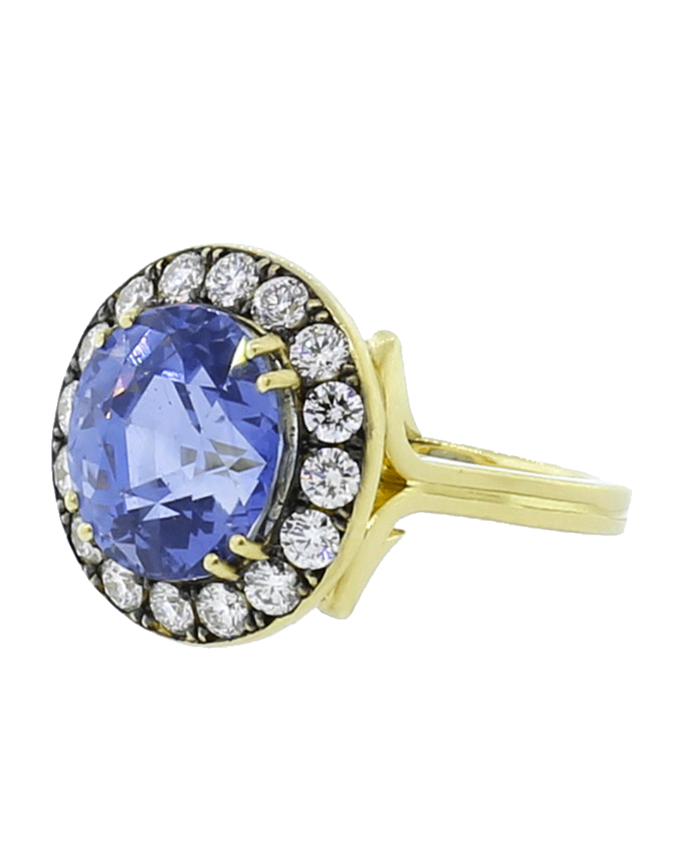 SYLVA & CIE-Oval Sapphire Ring-YELLOW GOLD