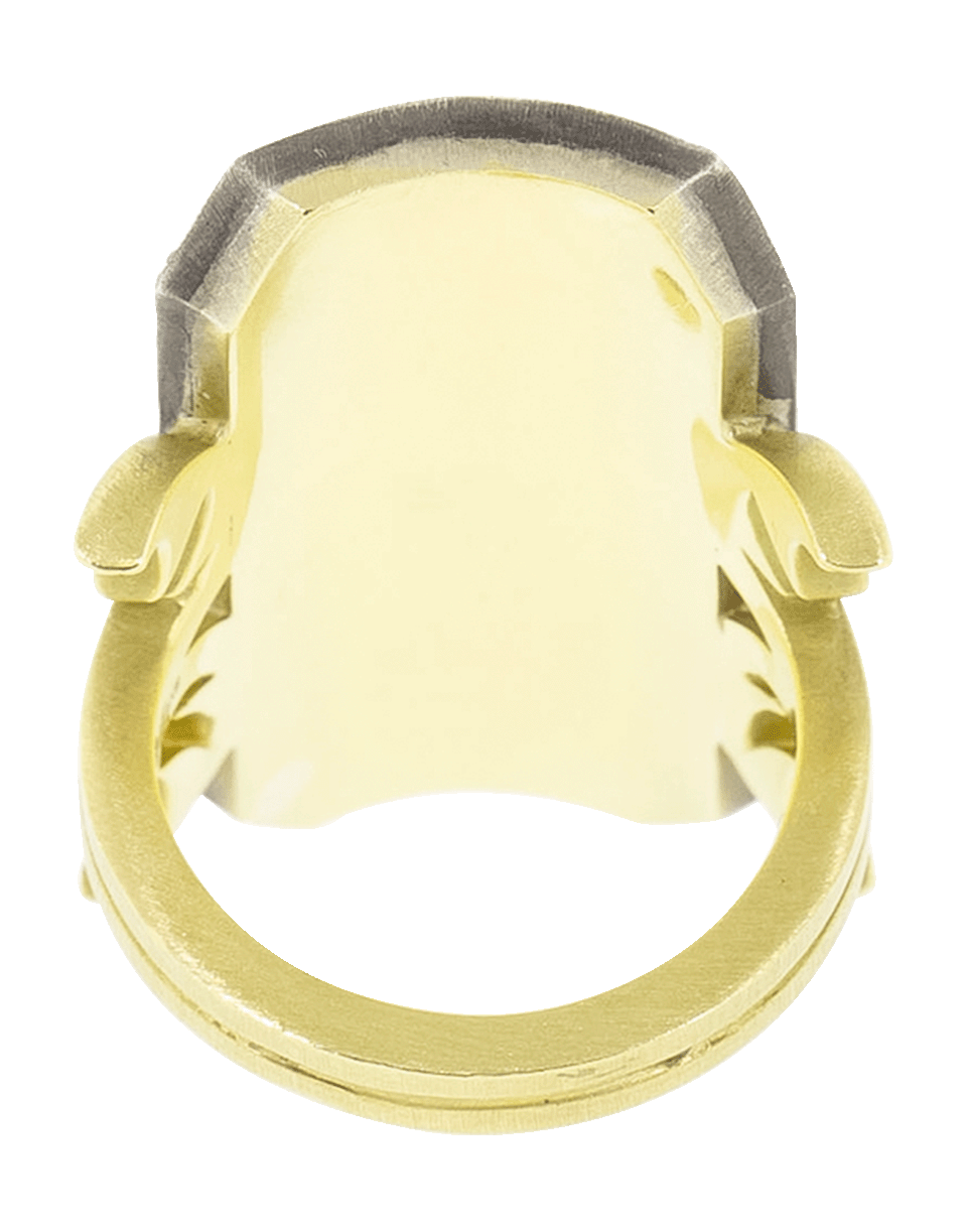 SYLVA & CIE-Ten Table Ruby Ring-YELLOW GOLD