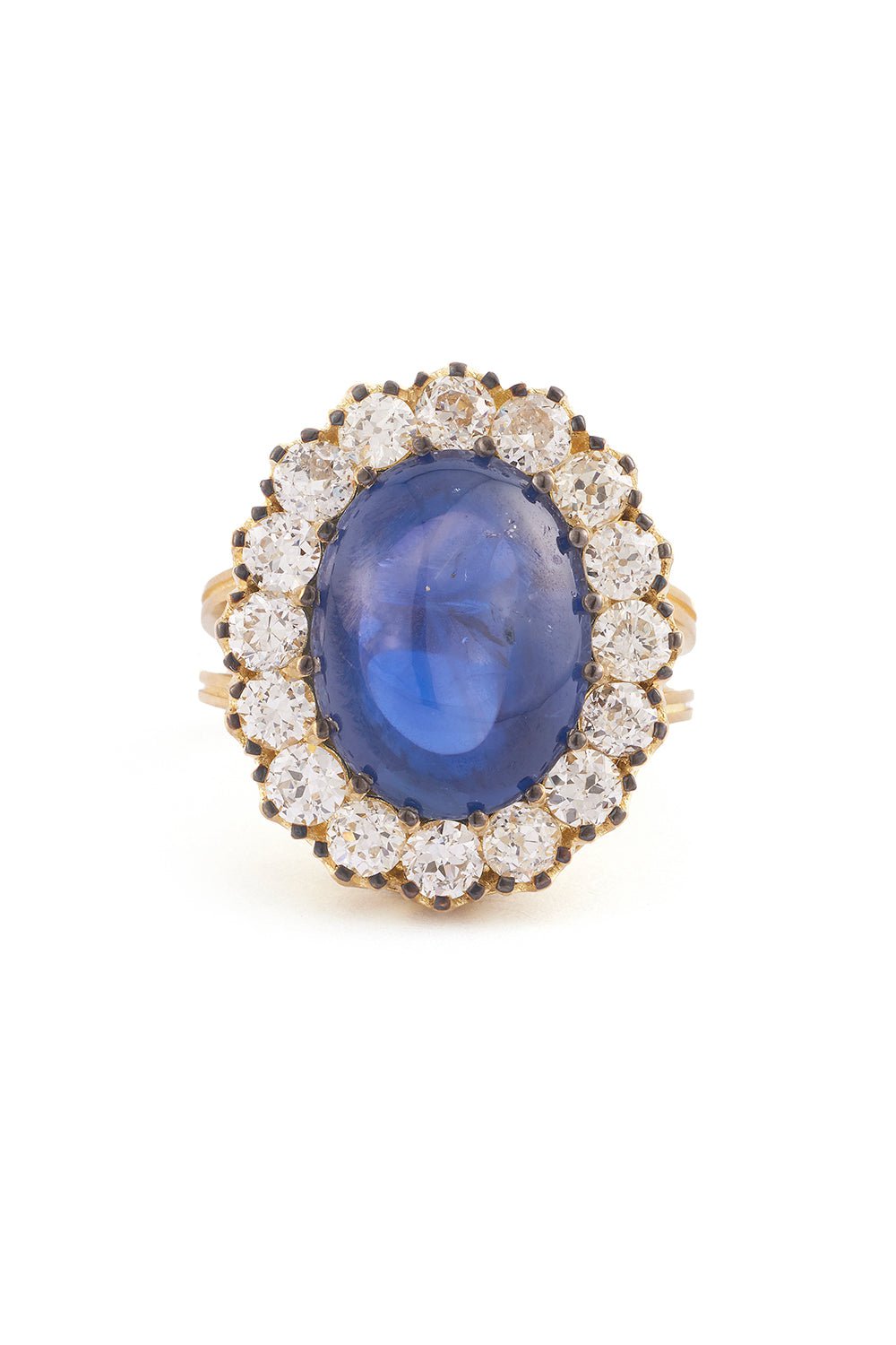 SYLVA & CIE-Ceylon Blue Sapphire Ring-YELLOW GOLD