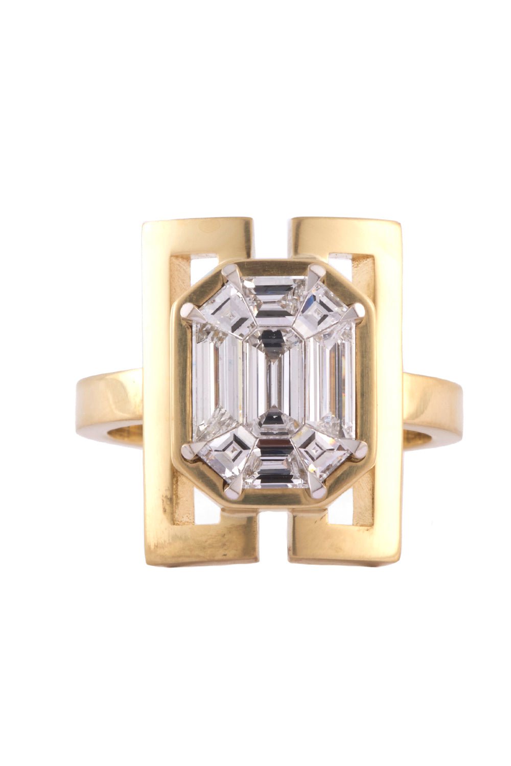 SYLVA & CIE-Mosaic Diamond Ring-YELLOW GOLD