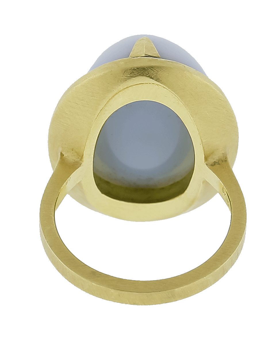 SYLVA & CIE-Brazilian Blue Opal Ring-YELLOW GOLD