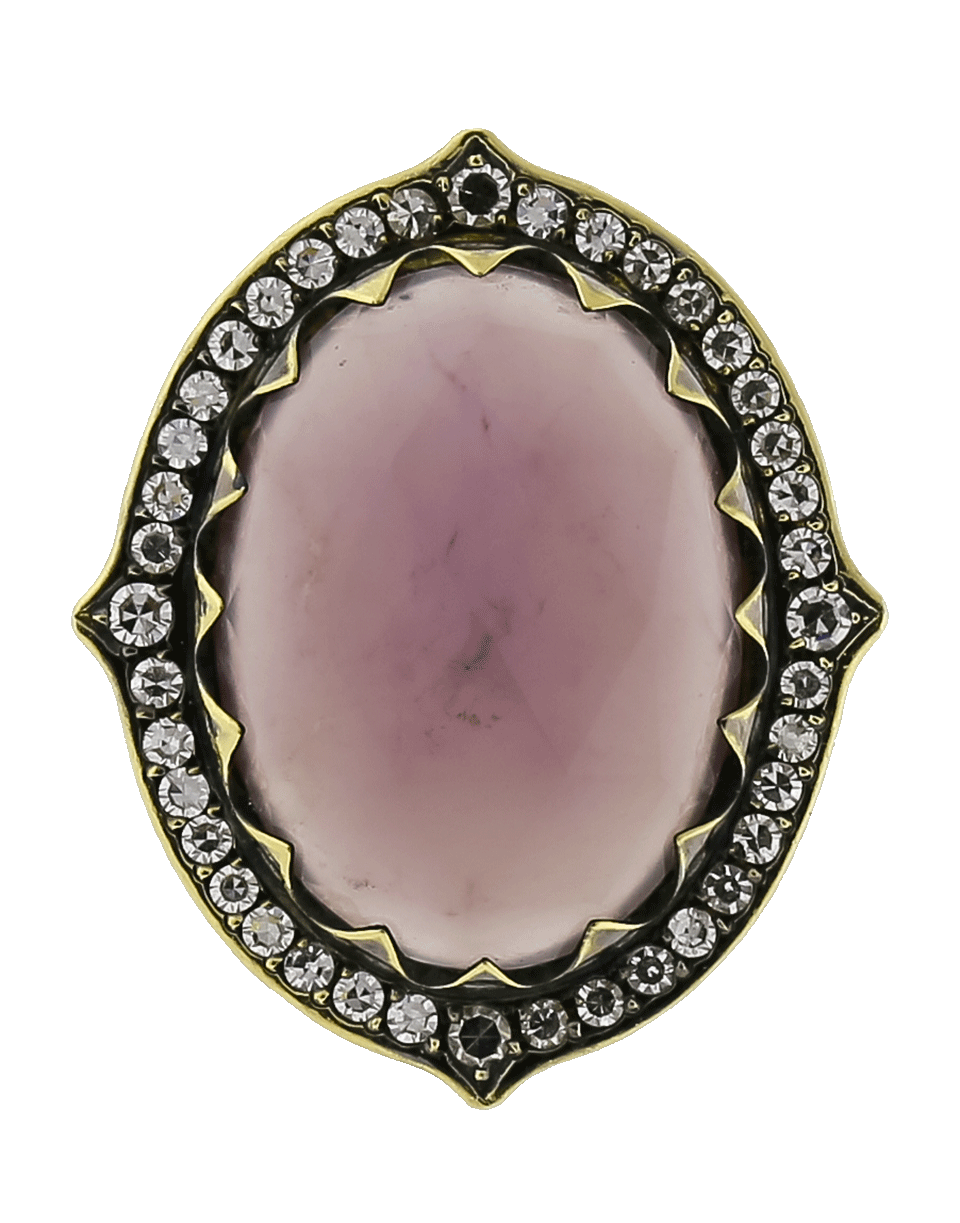 SYLVA & CIE-Purple Chalcedony Ring-YELLOW GOLD