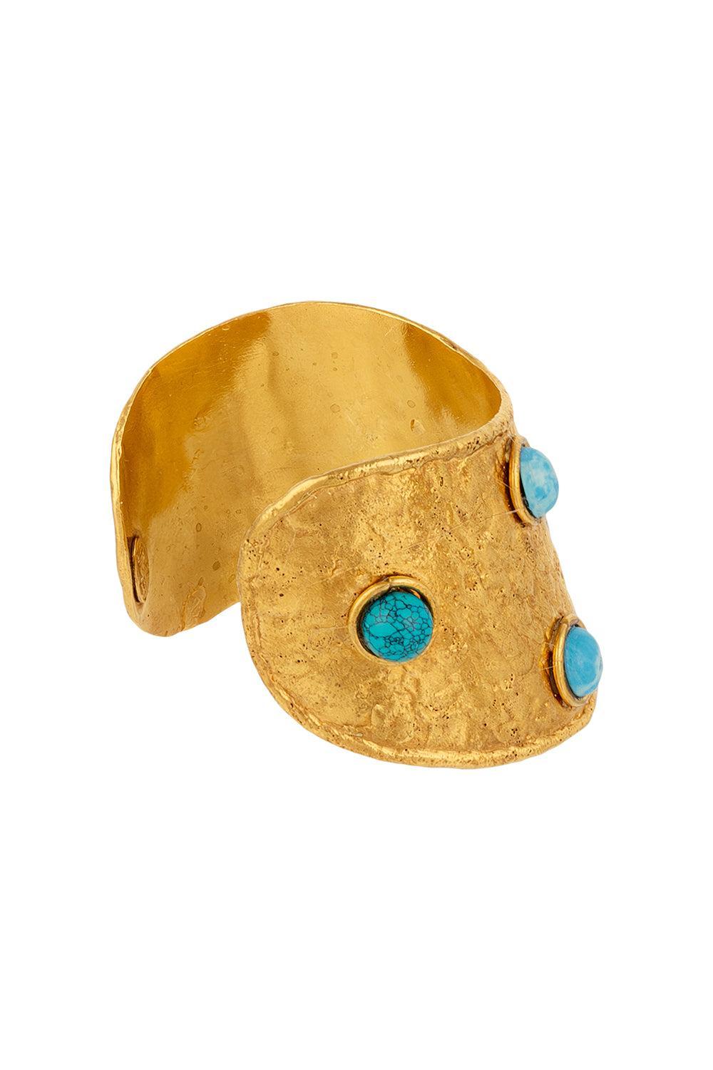 Flow II Larimar Cuff-BLUE-JEWELRYBOUTIQUEBRACELET O-SYLVIA TOLEDANO