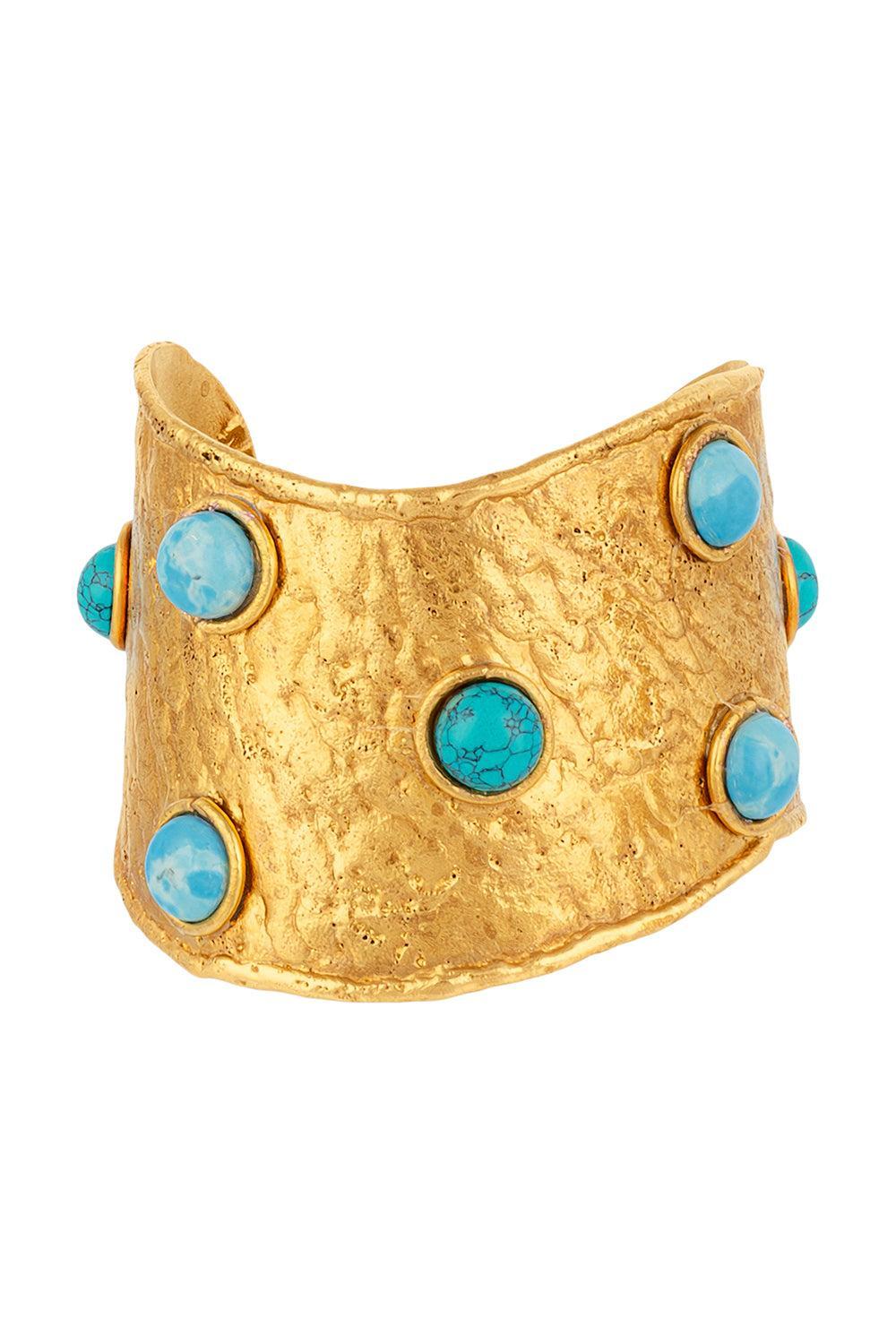 Flow II Larimar Cuff-BLUE-JEWELRYBOUTIQUEBRACELET O-SYLVIA TOLEDANO
