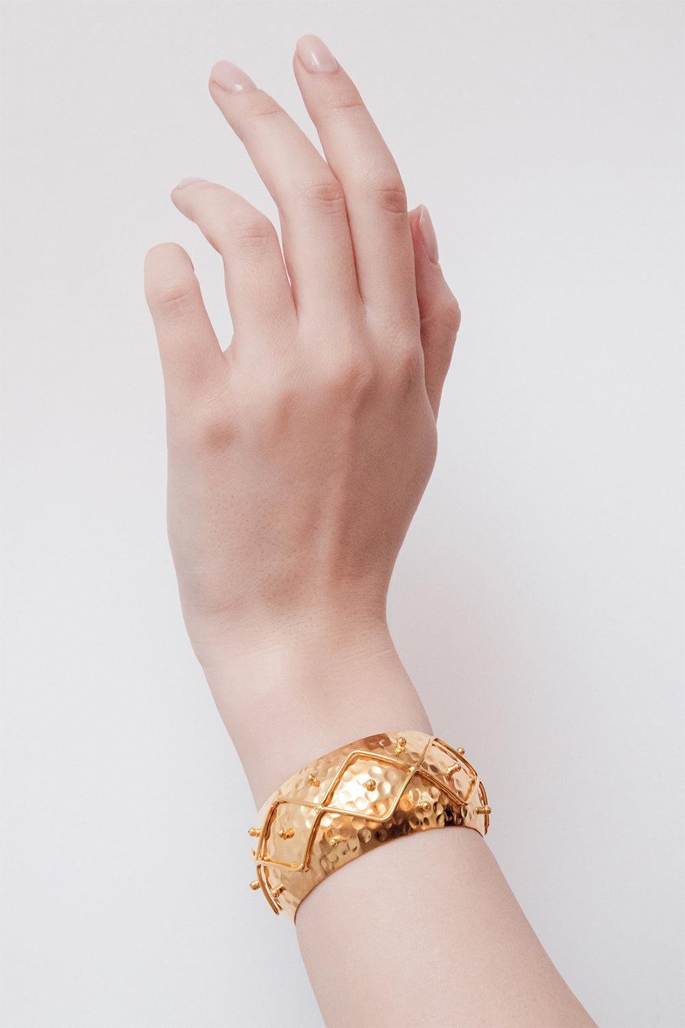 SYLVIA TOLEDANO-Gipsy Cuff Bracelet-GOLD