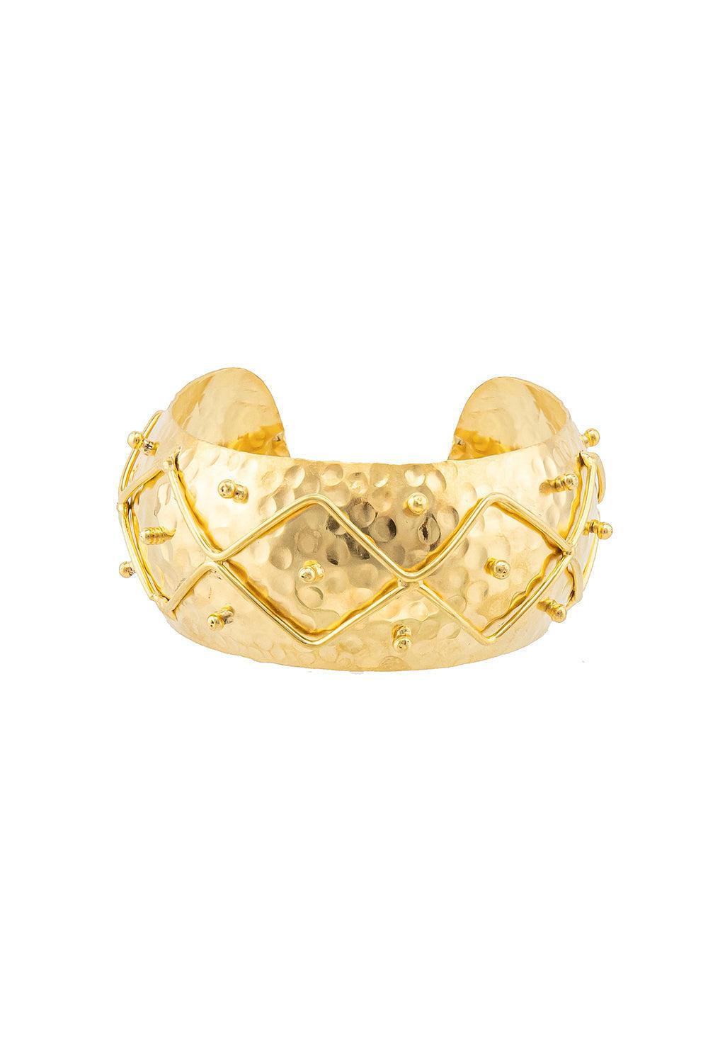 SYLVIA TOLEDANO-Gipsy Cuff Bracelet-GOLD