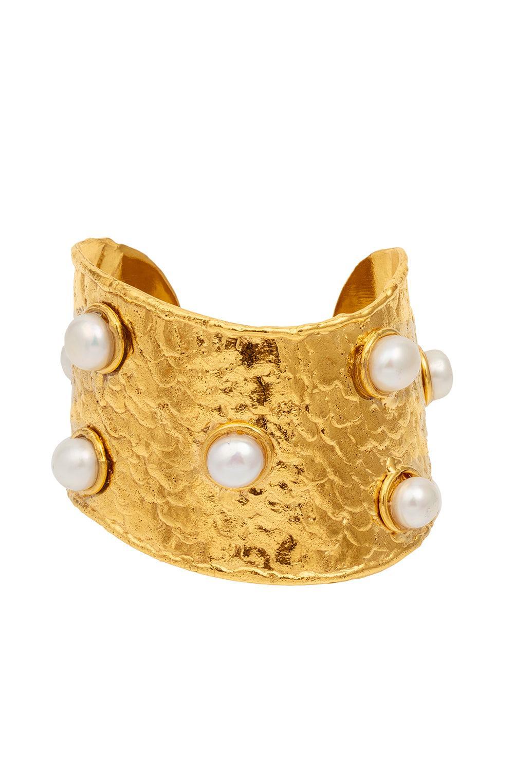 Flow II Pearl Cuff-PEARL-JEWELRYBOUTIQUEBRACELET O-SYLVIA TOLEDANO