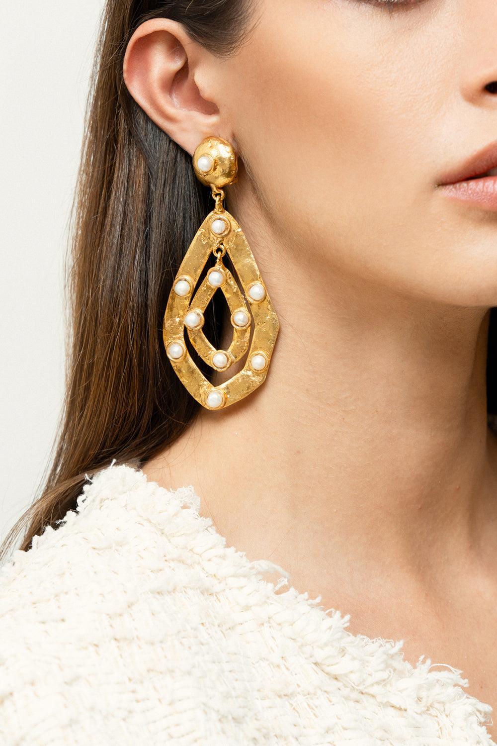 Pearl Ava Earrings-PEARL-JEWELRYBOUTIQUEEARRING-SYLVIA TOLEDANO