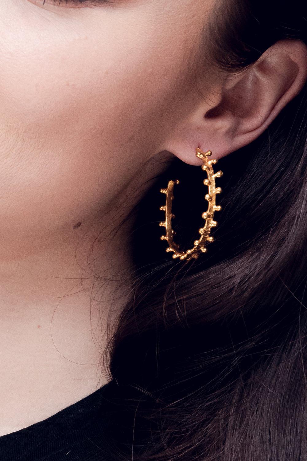 Gipsy Earrings-YELLOW-JEWELRYBOUTIQUEEARRING-SYLVIA TOLEDANO