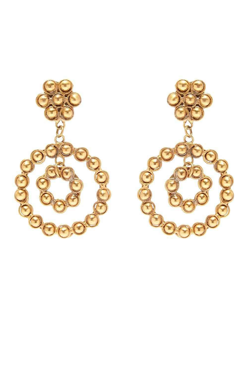 Happy Flower Earrings-YELLOW-JEWELRYBOUTIQUEEARRING-SYLVIA TOLEDANO