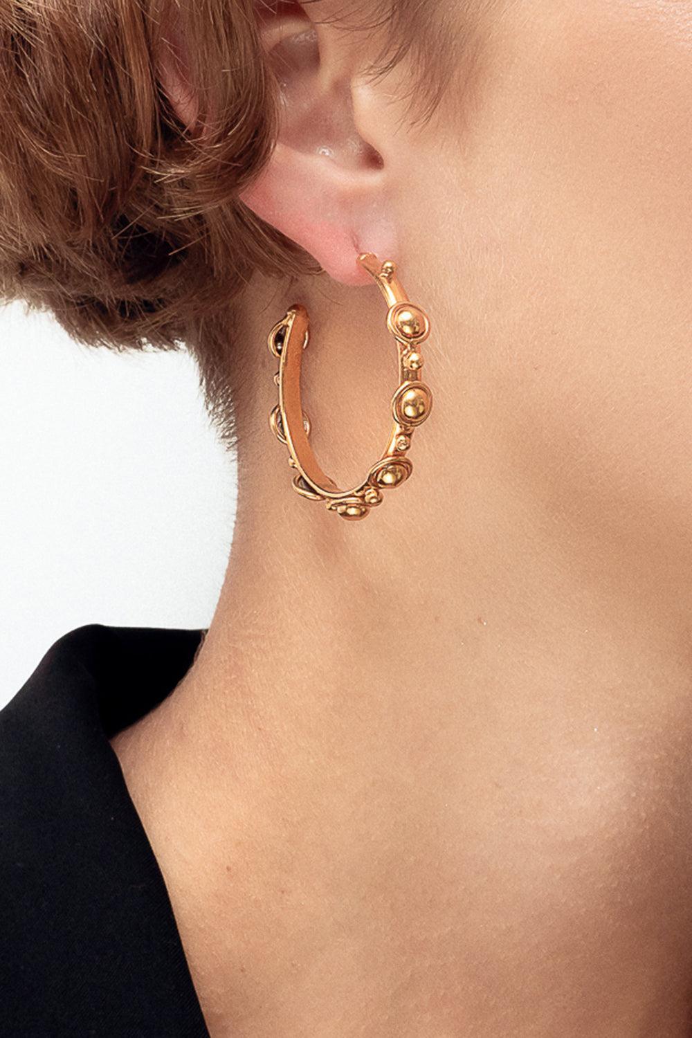 Petite Candy Hoop Earrings-YELLOW-JEWELRYBOUTIQUEEARRING-SYLVIA TOLEDANO