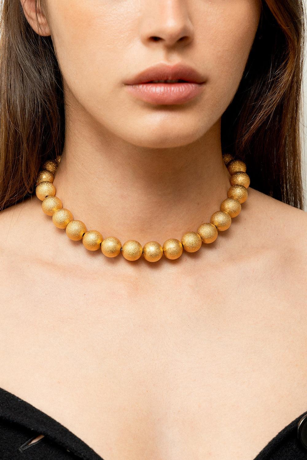 Bubble Pendant Necklace-YELLOW-JEWELRYBOUTIQUENECKLACE O-SYLVIA TOLEDANO