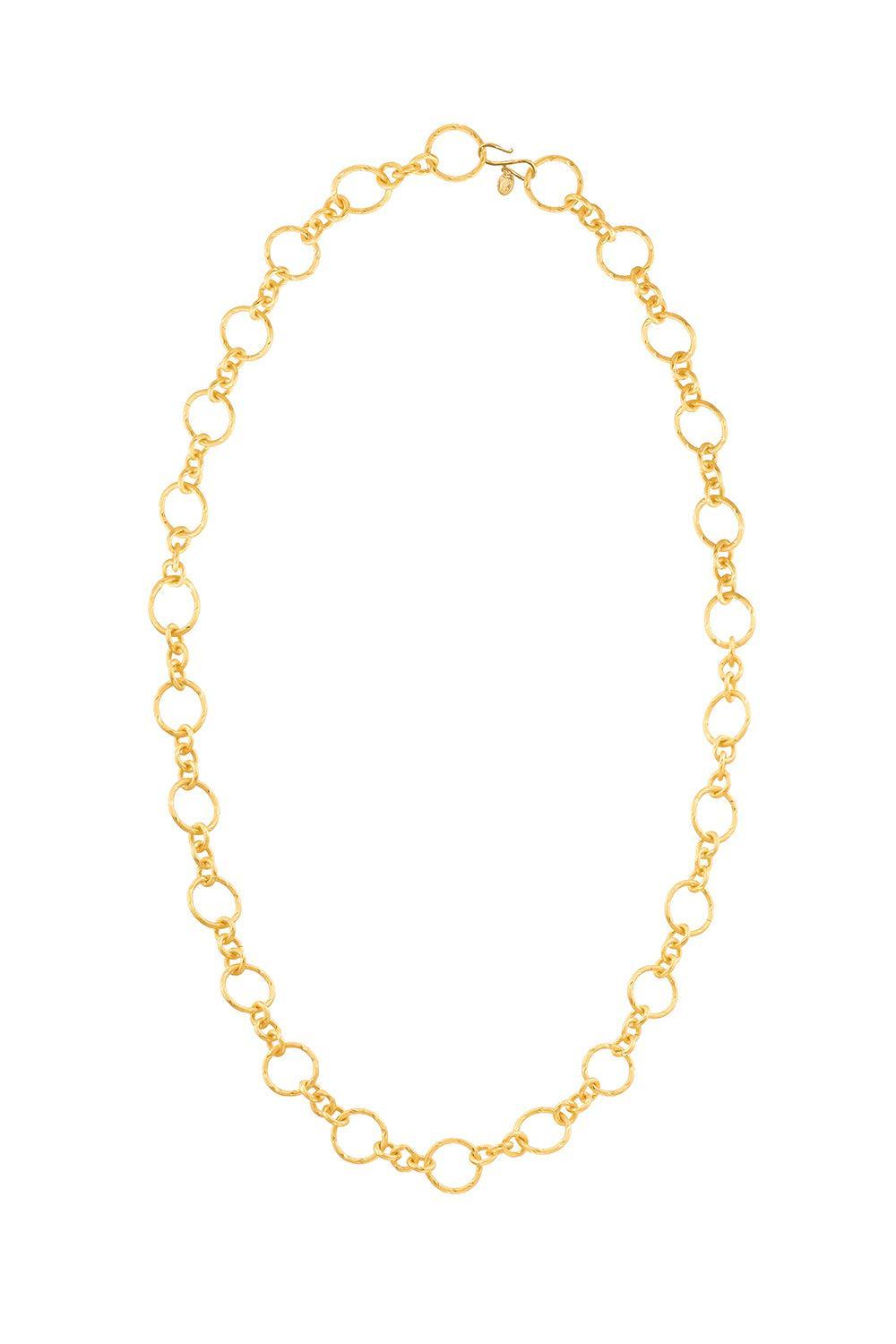 Saturn Pendant Necklace-YELLOW-JEWELRYBOUTIQUENECKLACE O-SYLVIA TOLEDANO