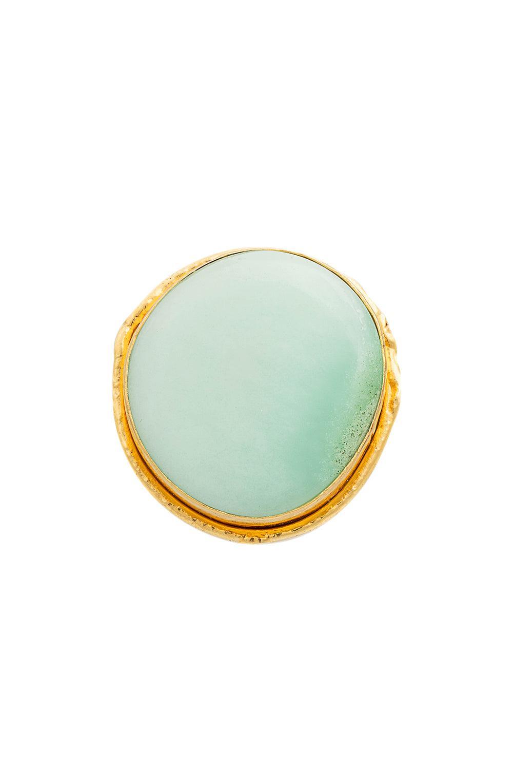 Amazonite Macaron Ring-AMAZONITE-6-JEWELRYBOUTIQUERING-SYLVIA TOLEDANO