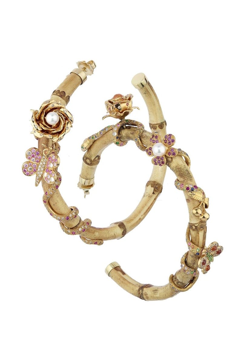 SYLVIE CORBELIN-Jardin Suspendu Bamboo Hoops-YELLOW GOLD