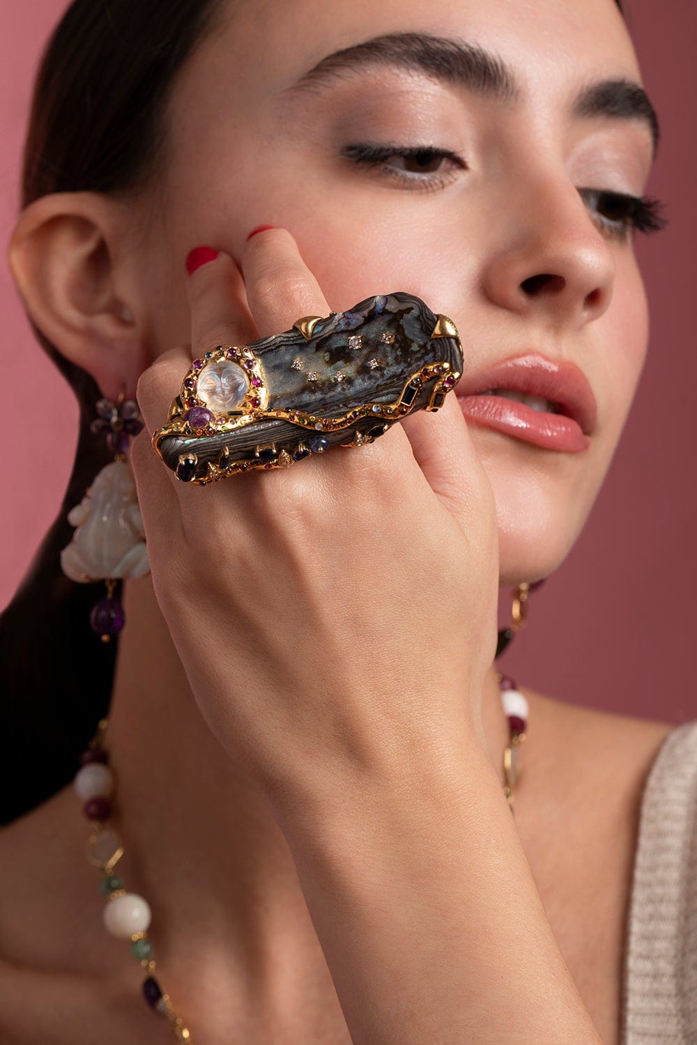 SYLVIE CORBELIN-Cache Dans La Nuit Ring-YELLOW GOLD