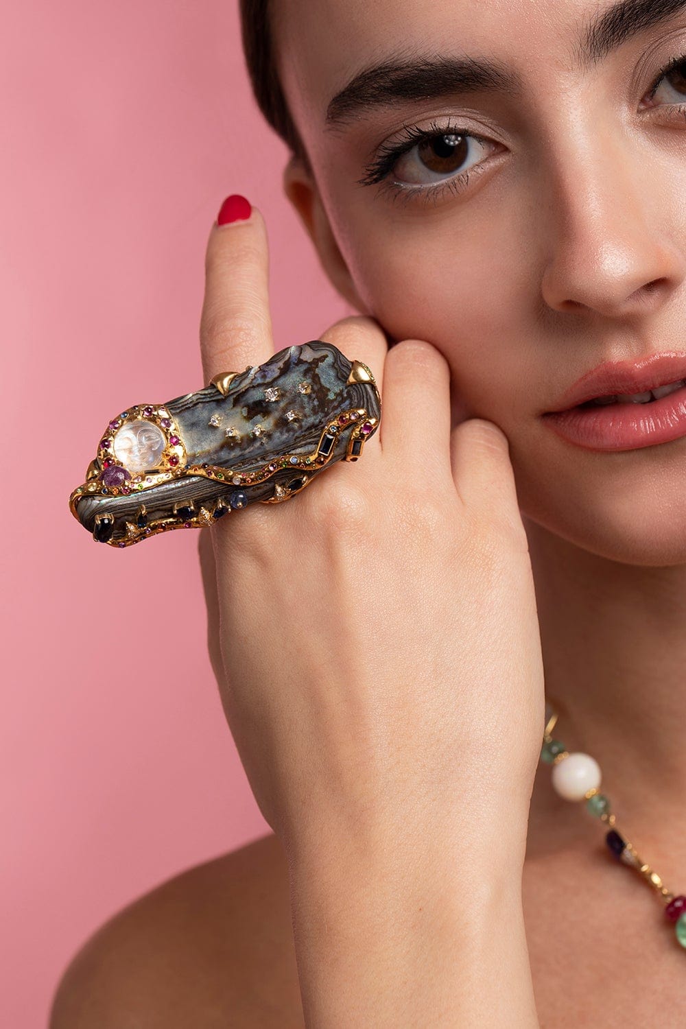 SYLVIE CORBELIN-Cache Dans La Nuit Ring-YELLOW GOLD